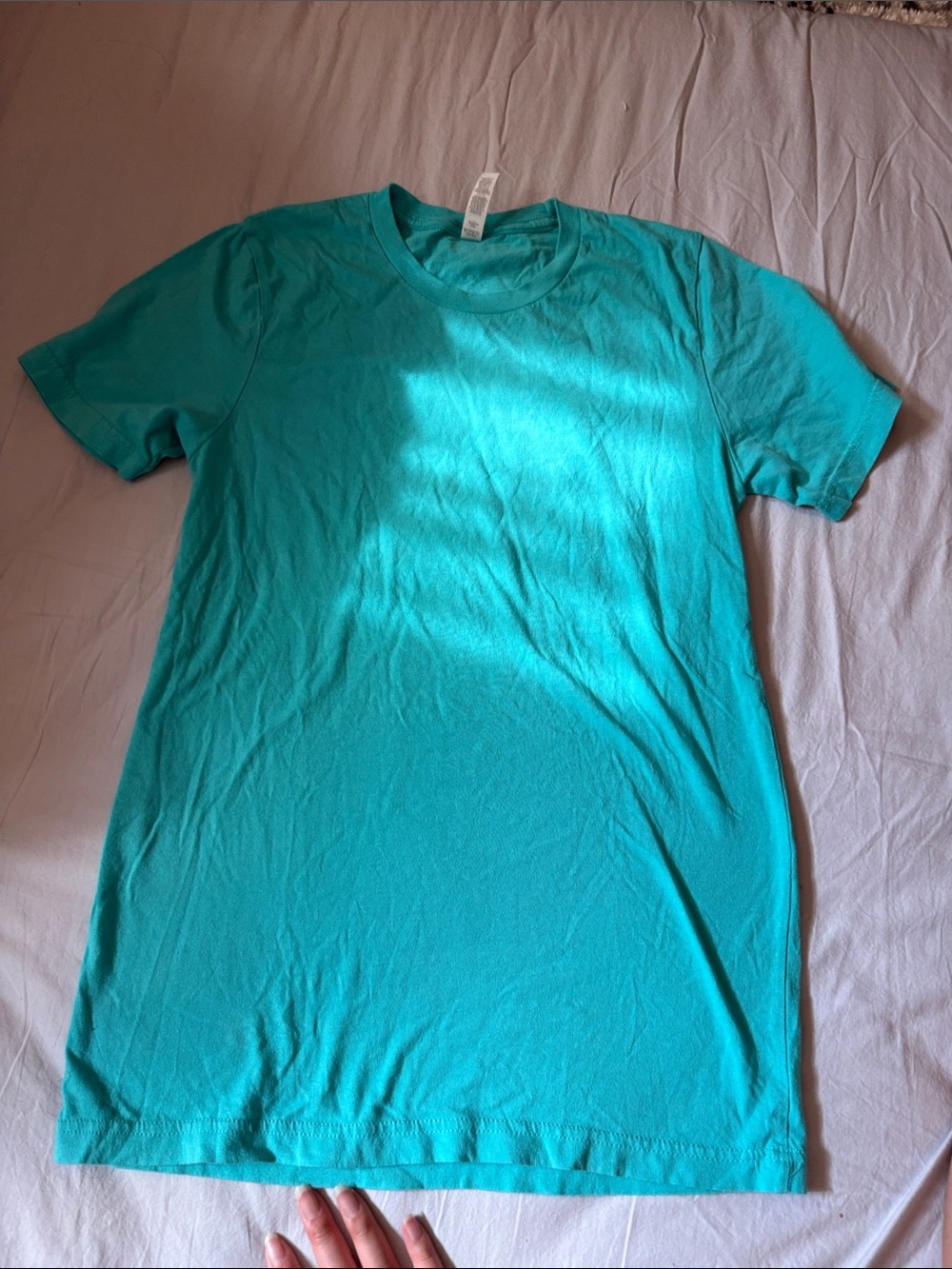 Bella Canvas Teal Short Sleeve Crew Neck T-Shirt